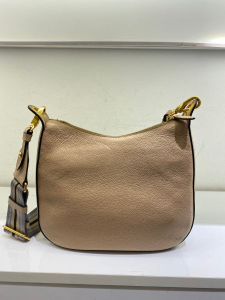 Prada Beige Vitello Daino Crossbody Bag