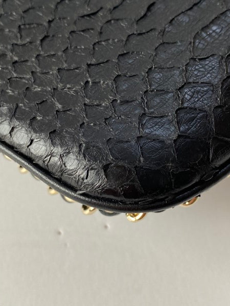 Chanel Black Python Around WOC