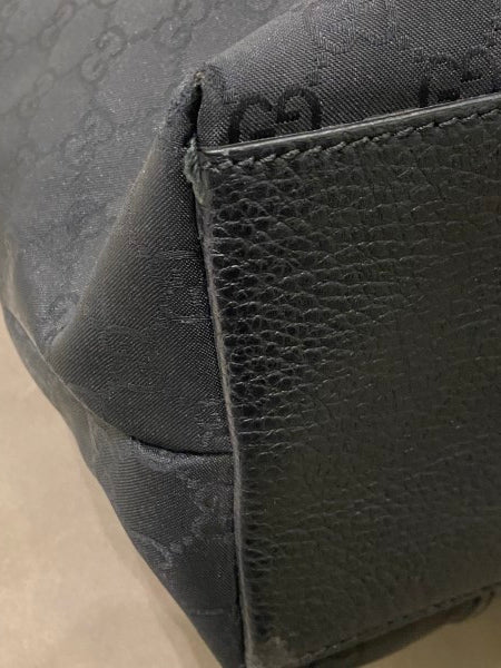 Gucci Black GG Tote Bag