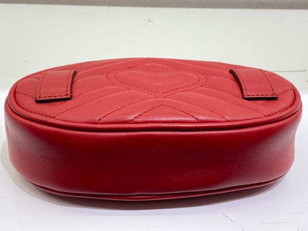 Gucci Red Marmont Belt Bag