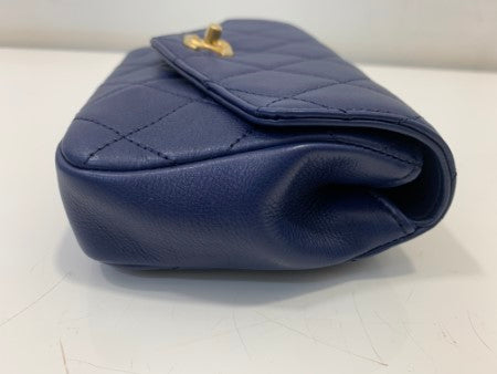 Chanel Blue CC Flap Belt Bag