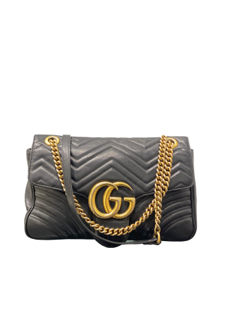 Gucci Black Marmont Medium Bag