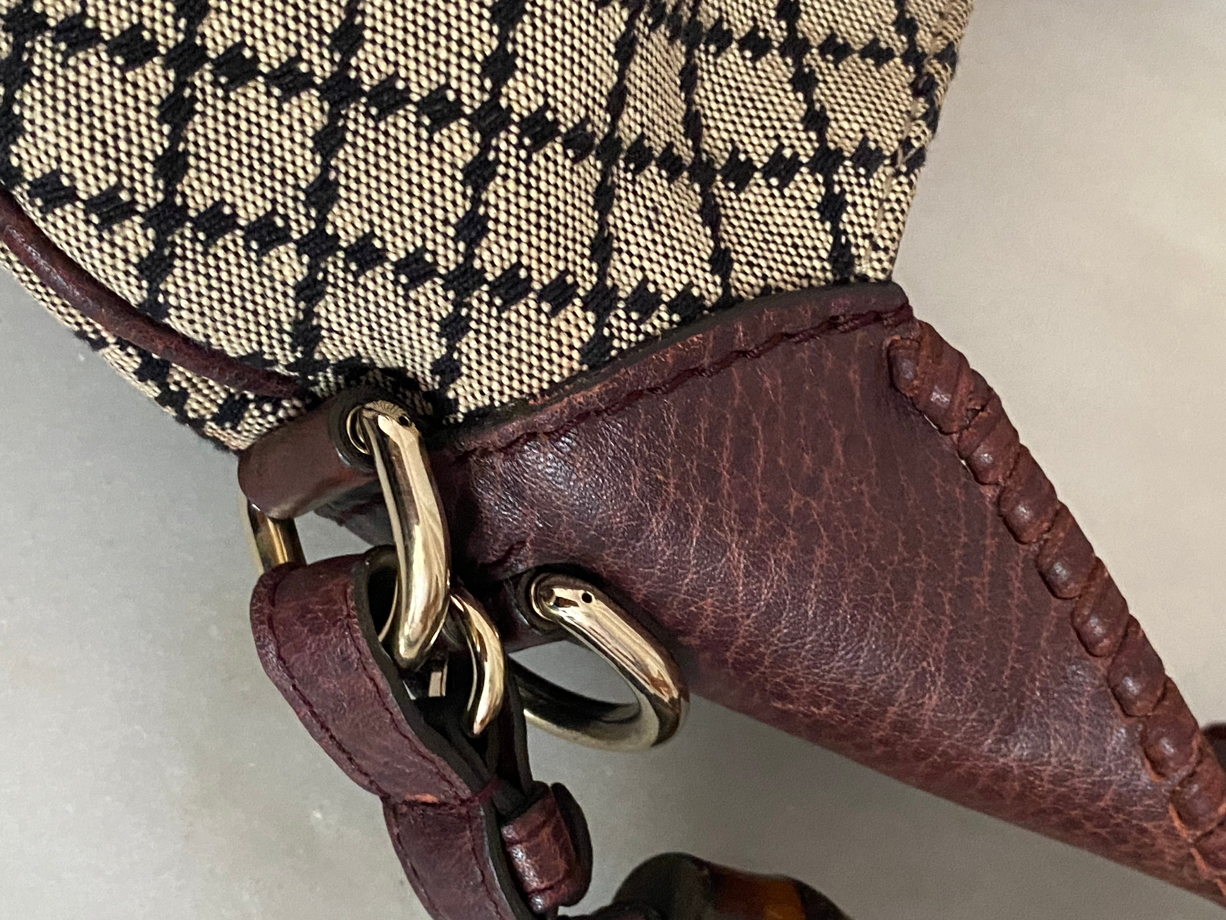 Gucci Brown Diamante Jackie Bag