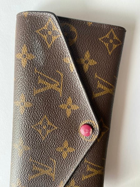 Louis Vuitton Monogram Red Josephine Wallet