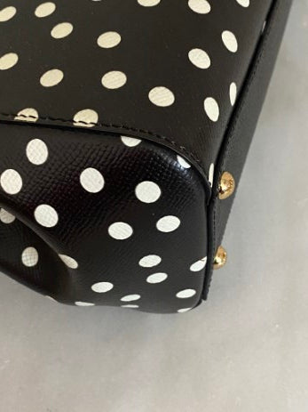 Dolce & Gabbana Bicolor Dots Polka Sicily Medium Bag