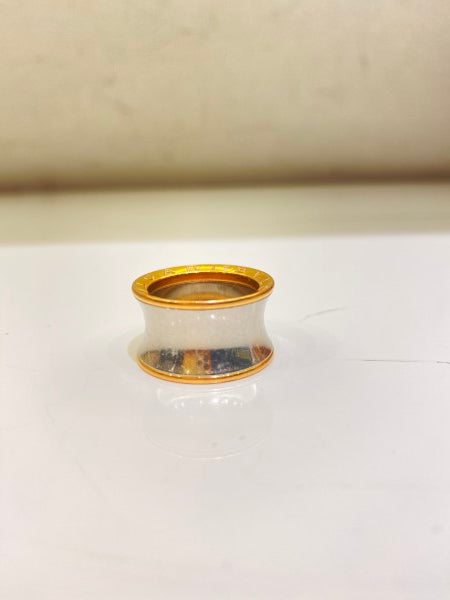 Bvlgari 18K Yellow Gold ST.ST Anish Kapoor Ring 55