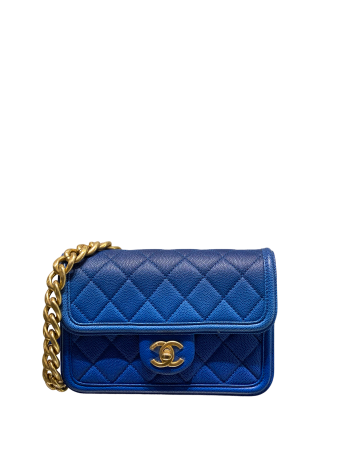 Chanel Blue On The Sea Belt Bag