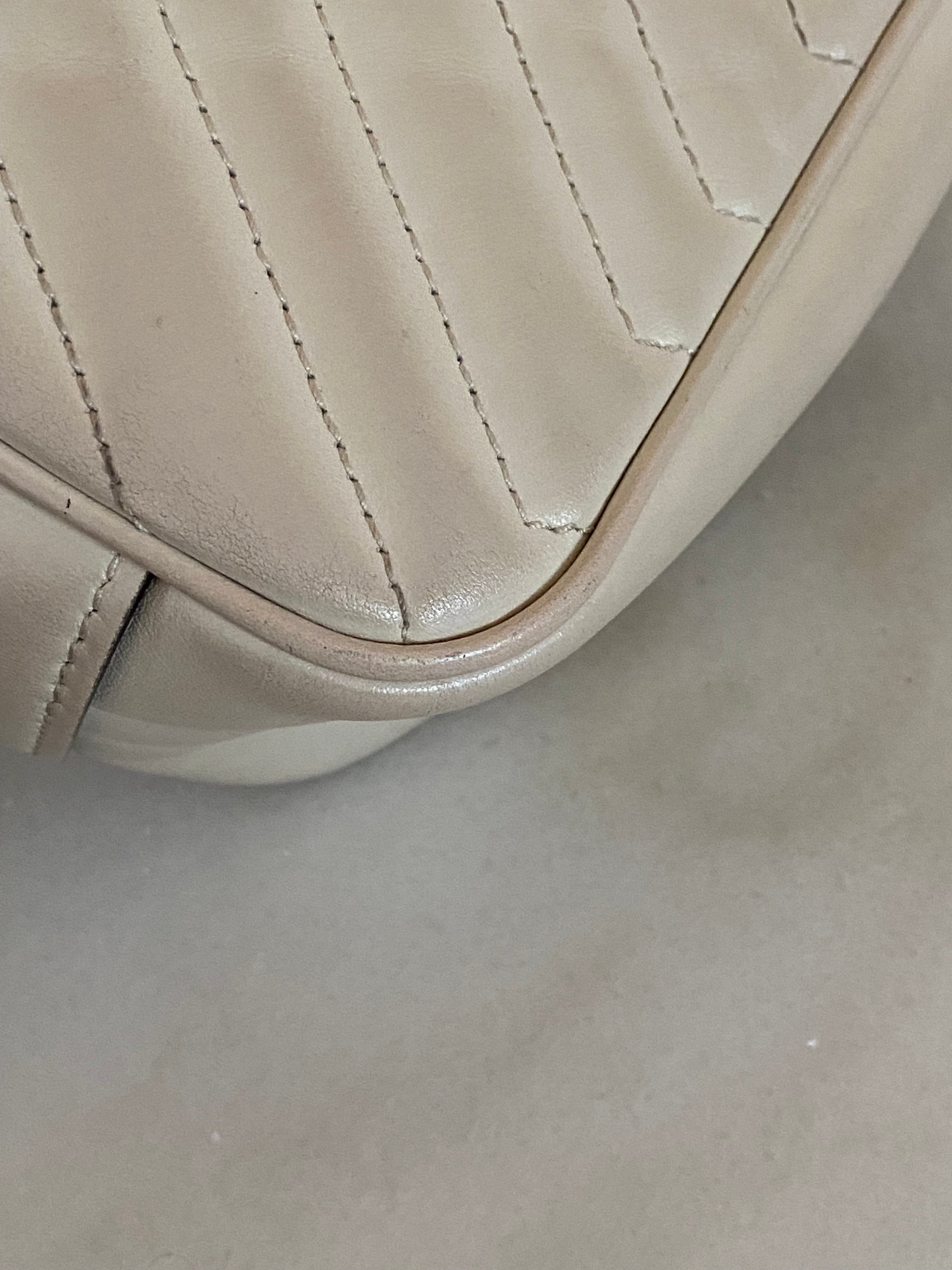 Gucci Off White Small Marmont Shoulder Bag