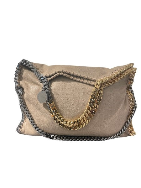 Stella Mccartney Beige Falabella large Tote Chain Bag