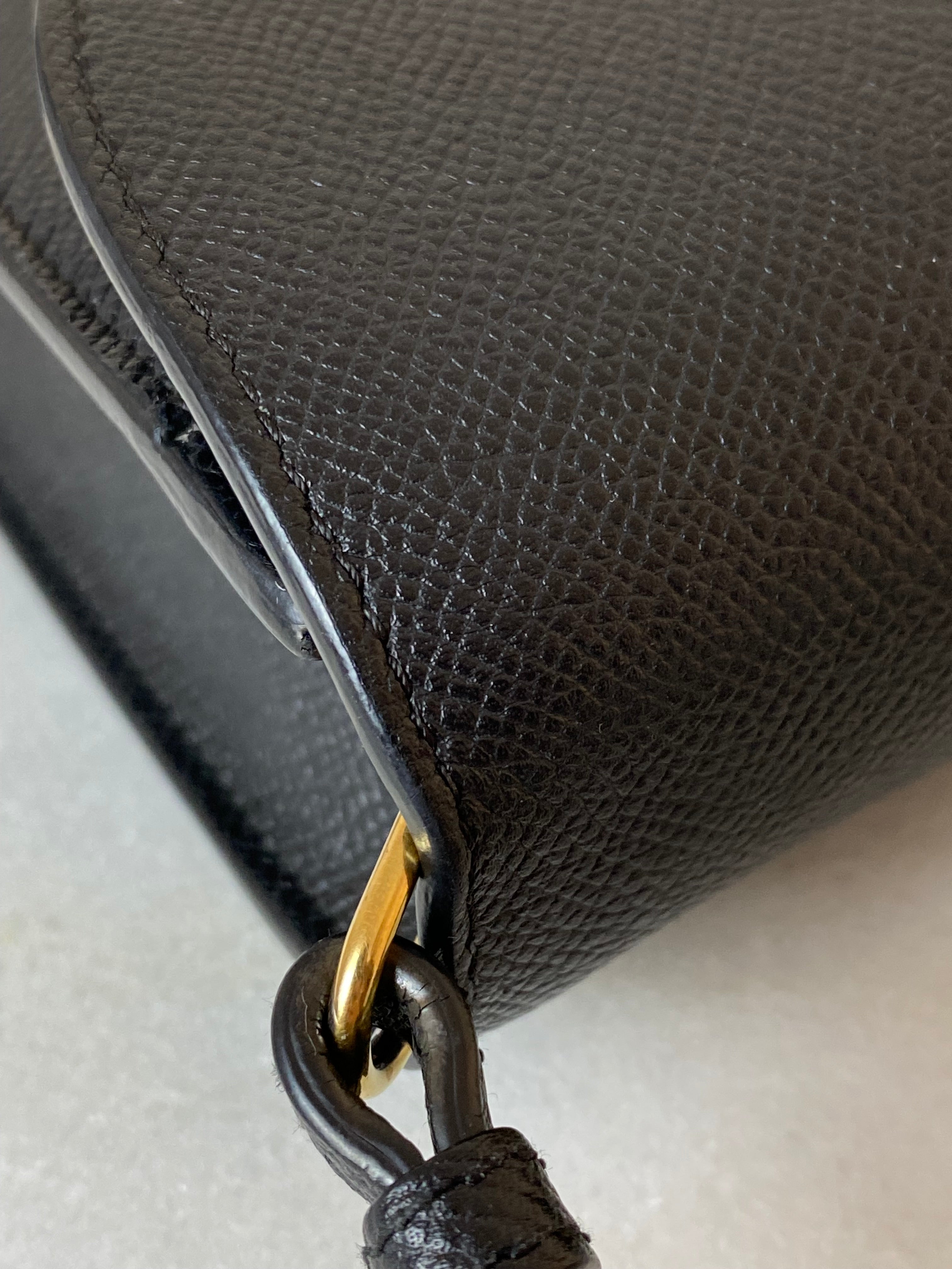 Christian Dior Black Saddle Crossbody Pouch