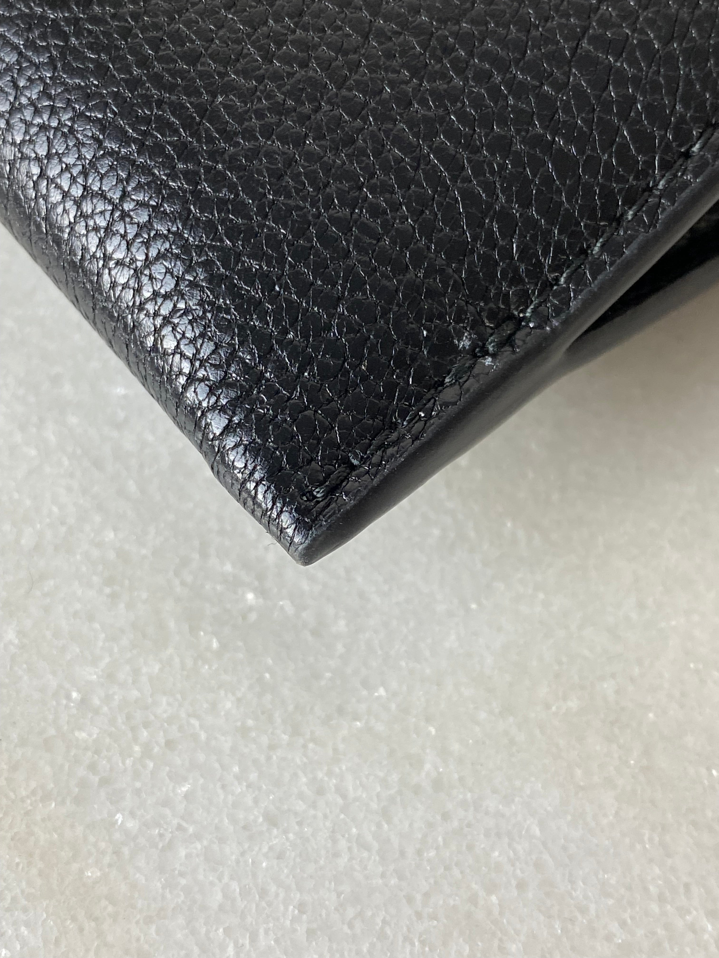 Christian Dior Black Saddle WOC