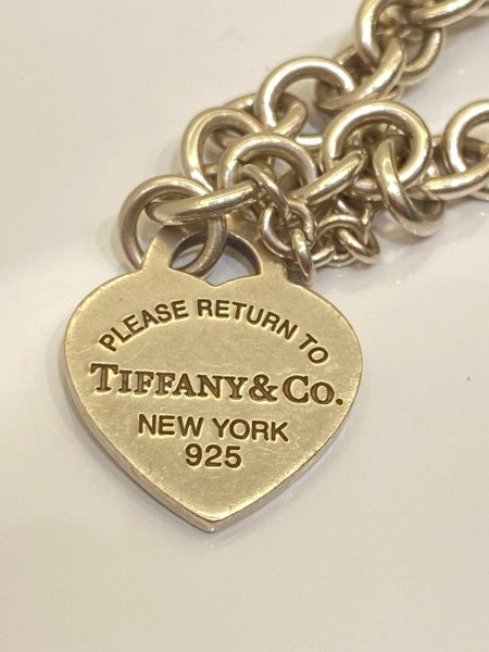 Tiffany & Co Silver Heart Tag Bracelet