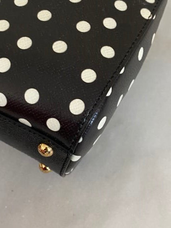 Dolce & Gabbana Bicolor Dots Polka Sicily Medium Bag