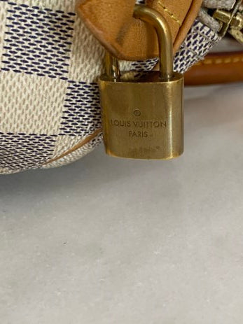 Louis Vuitton Damier Azur Speedy 30 Bag