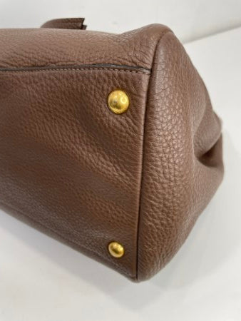 Prada Brown Vitello Phenix Bag