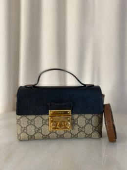 Gucci Tricolor GG Padlock Mini Bag