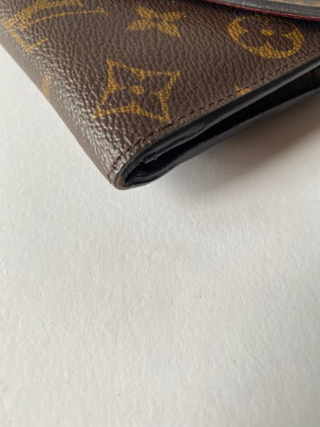 Louis Vuitton Monogram Red Josephine Wallet