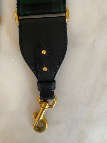 Christian Dior Bicolor Studded Bohemian Shoulder Strap