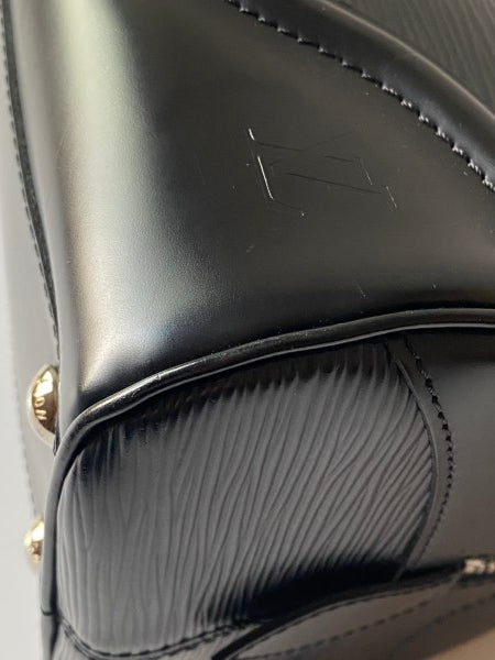 Louis Vuitton Black Bowling Montaigne PM Bag