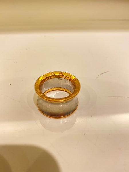 Bvlgari 18K Yellow Gold ST.ST Anish Kapoor Ring 55