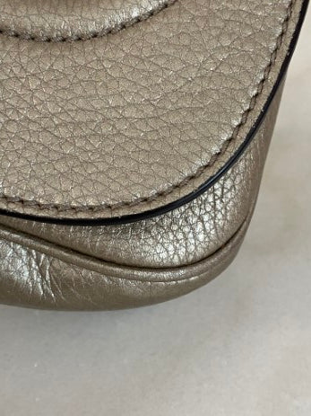 Gucci Metallic Gold Soho Small Crossbody Bag