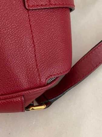 Burberry House Check Red Small Buckle Parade Crossbody Bag