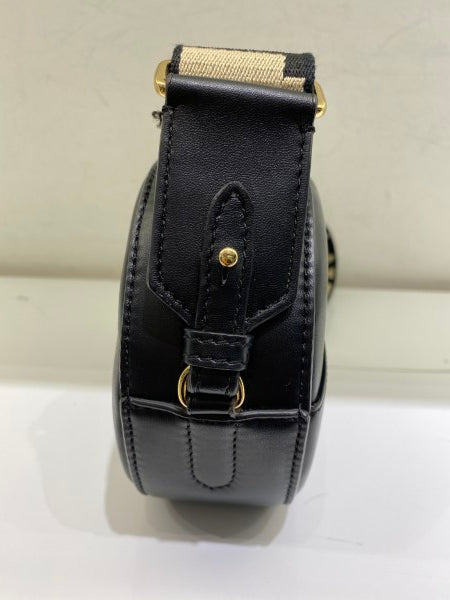 Stella Mccartney Black Round Crossbody Bag