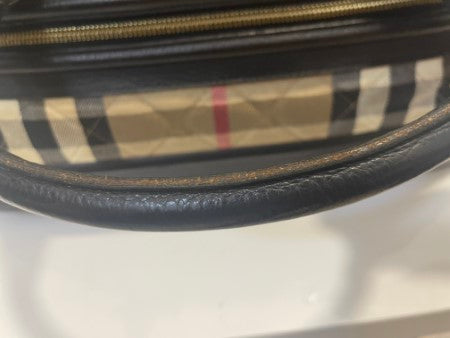 Burberry Bicolor House Check Tote Bag