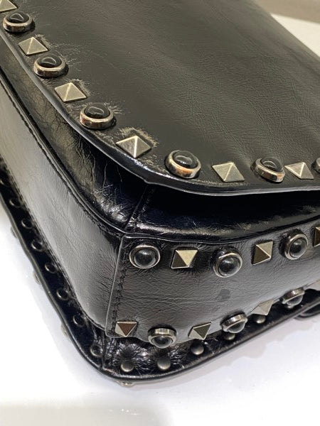 Valentino Black Rockstuds Crossbody Bag