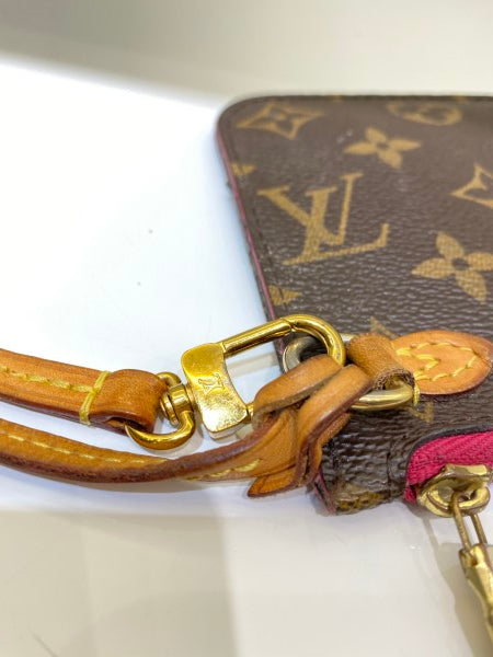 Louis Vuitton Monogram Small Wristlet Clutch