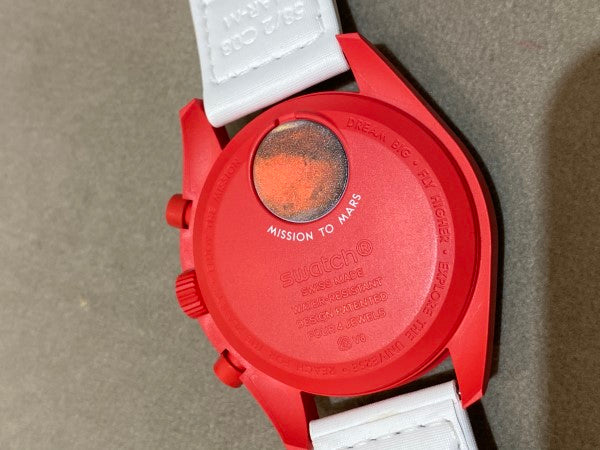 Omega Bicolor X Swatch Speedmaster Moonswatch Mission to Mars Watch