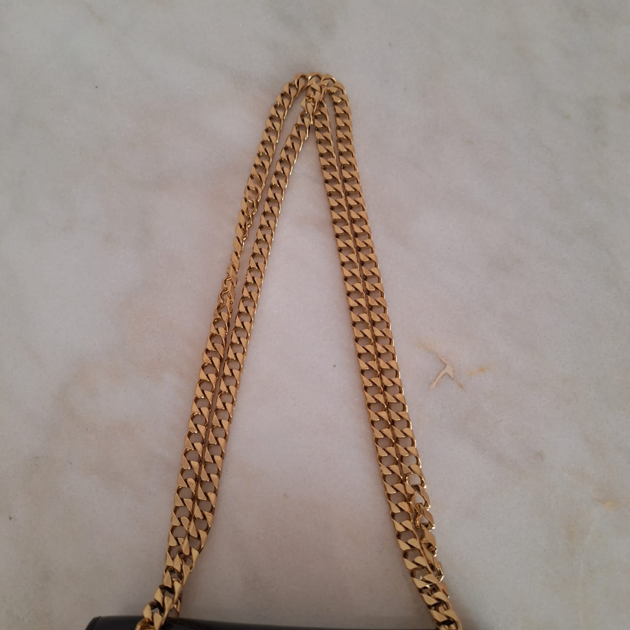 Dolce & Gabbana Black DG 3.5 Polished Small Phone Chain Bag