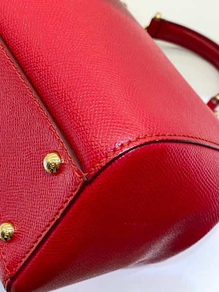 Dolce & Gabbana Red Medium Sicily Bag