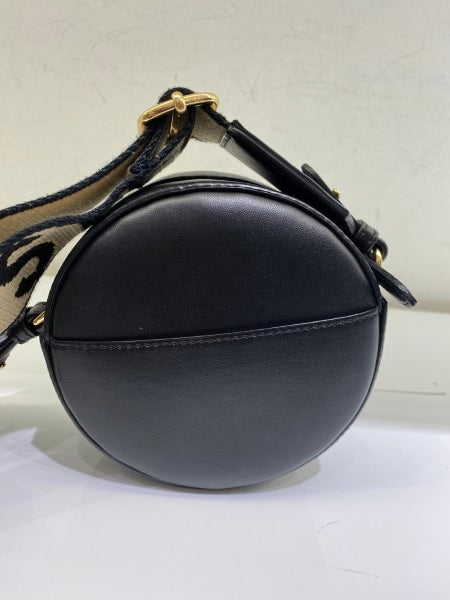 Stella Mccartney Black Round Crossbody Bag