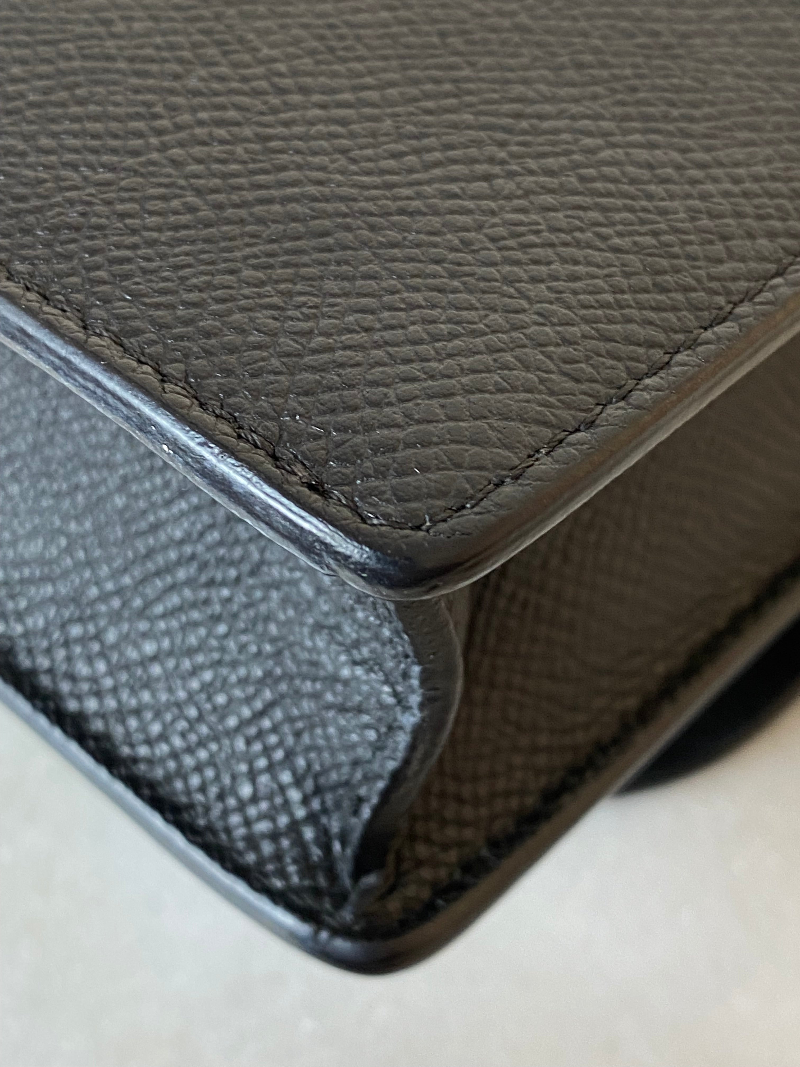 Christian Dior Black Saddle Crossbody Pouch