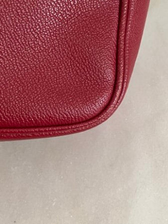 Burberry House Check Red Small Buckle Parade Crossbody Bag