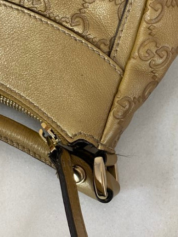 Gucci Gold GG D Ring Hobo Bag