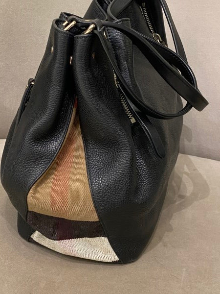 Burberry Black Maidstone Tote Bag