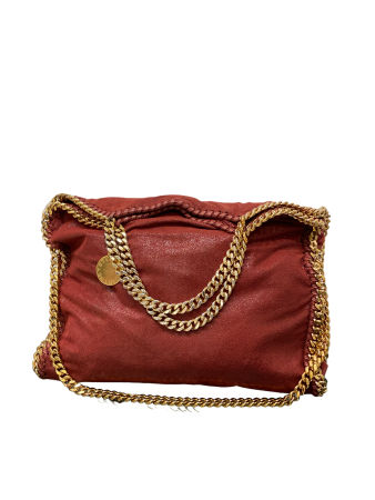 Stella Mccartney Dark Red Falabella Medium Bag