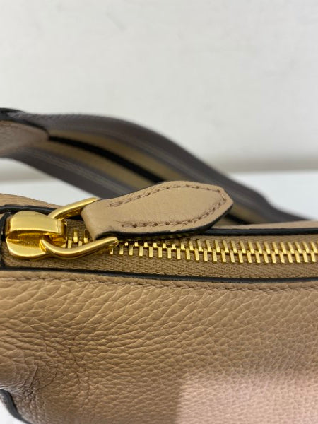 Prada Beige Vitello Daino Crossbody Bag