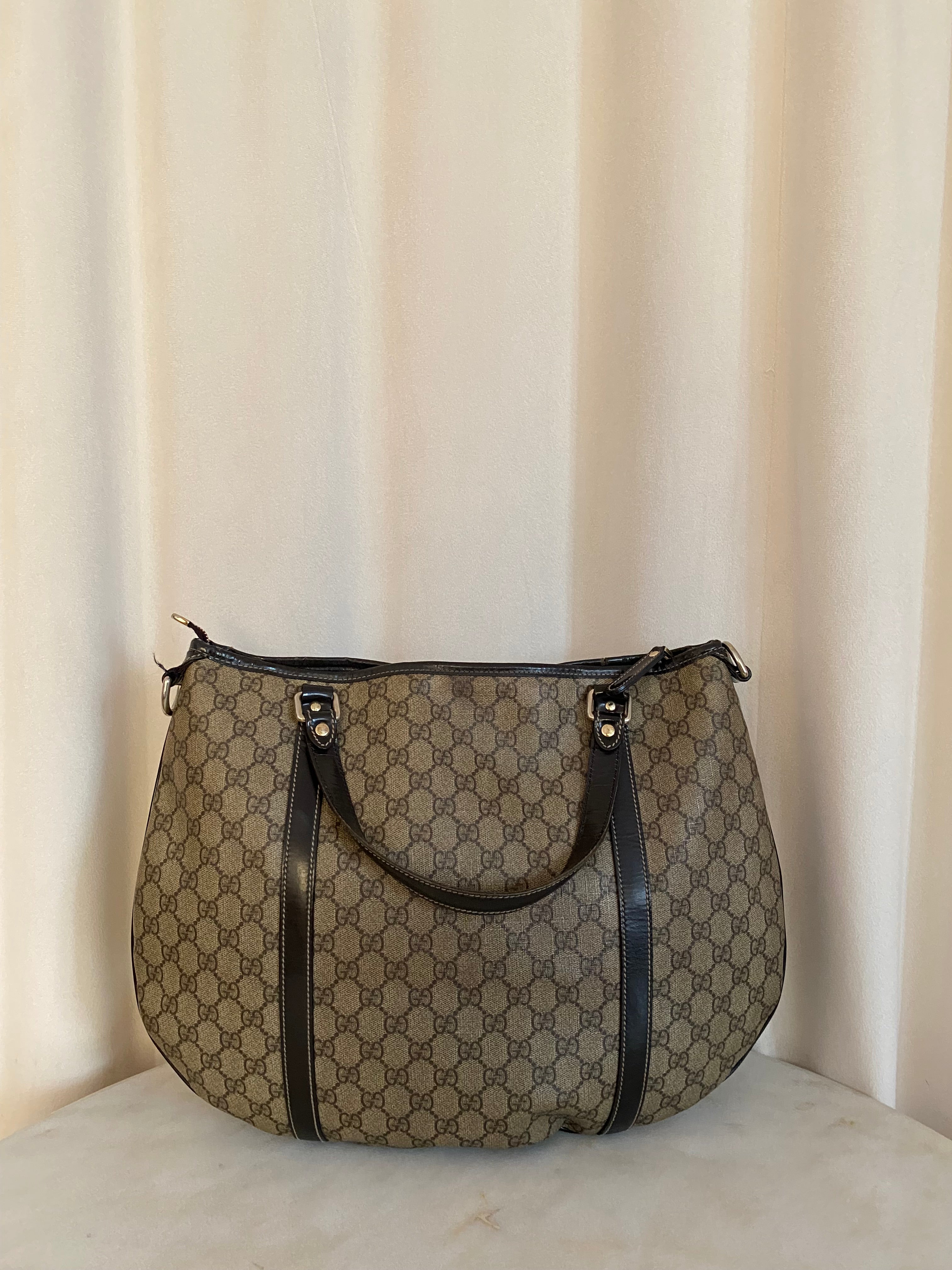 Gucci Brown Nice GG Tote Bag