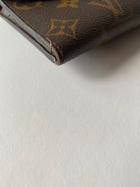 Louis Vuitton Monogram Red Josephine Wallet