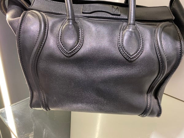 Celine Black Luggage Large Bag