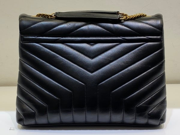 YSL Black Loulou Medium Bag