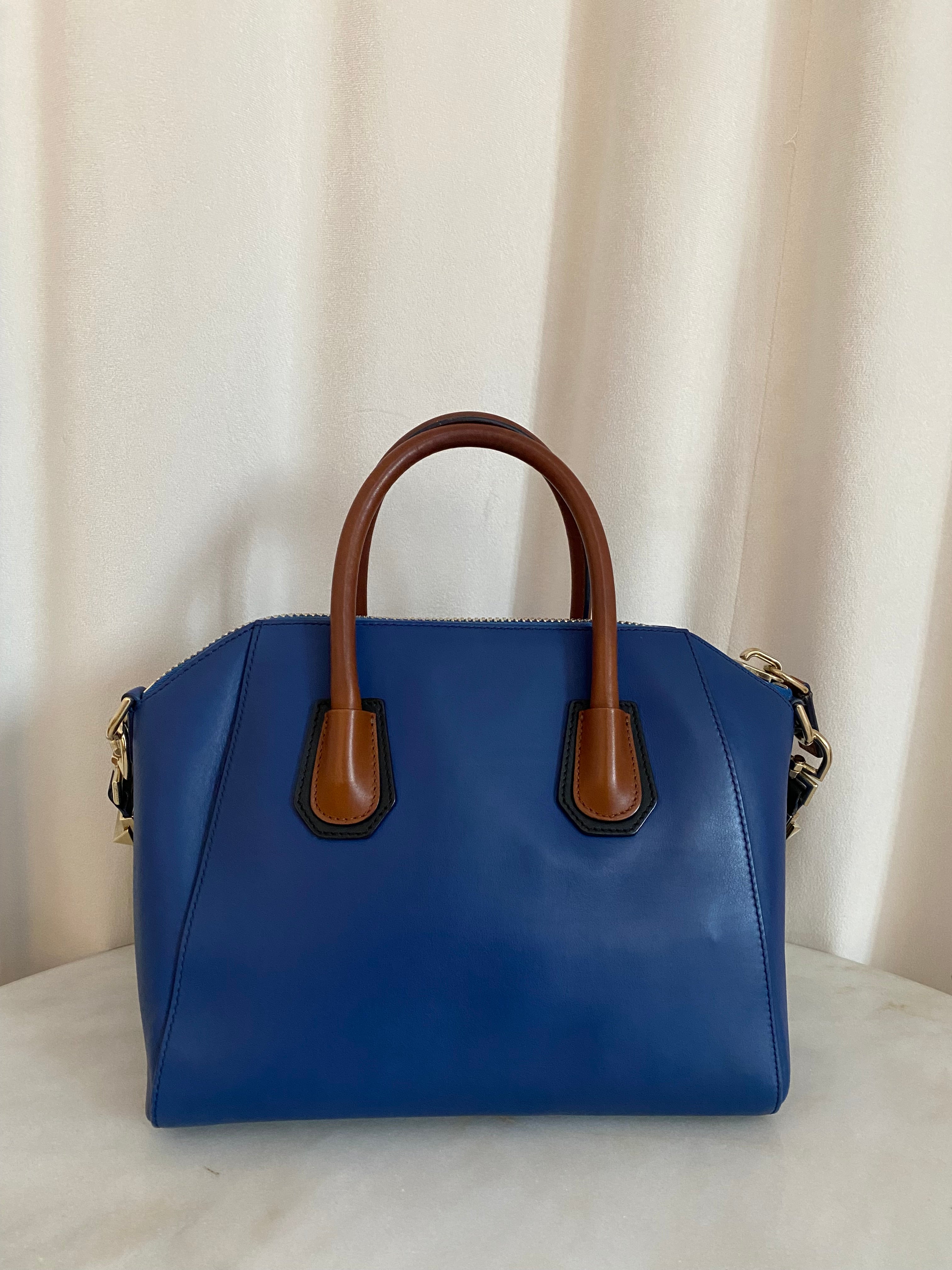 Givenchy Bicolor Antigona Small Tote Bag W/ Shoulder Strap