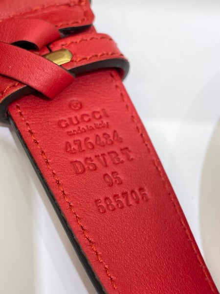 Gucci Red Marmont Belt Bag