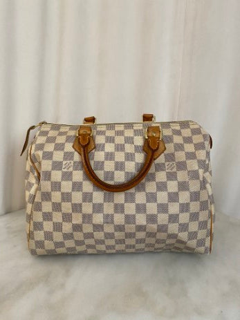 Louis Vuitton Damier Azur Speedy 30 Bag