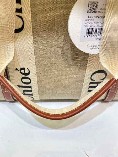 Chloe Bicolor Woody Medium Bag