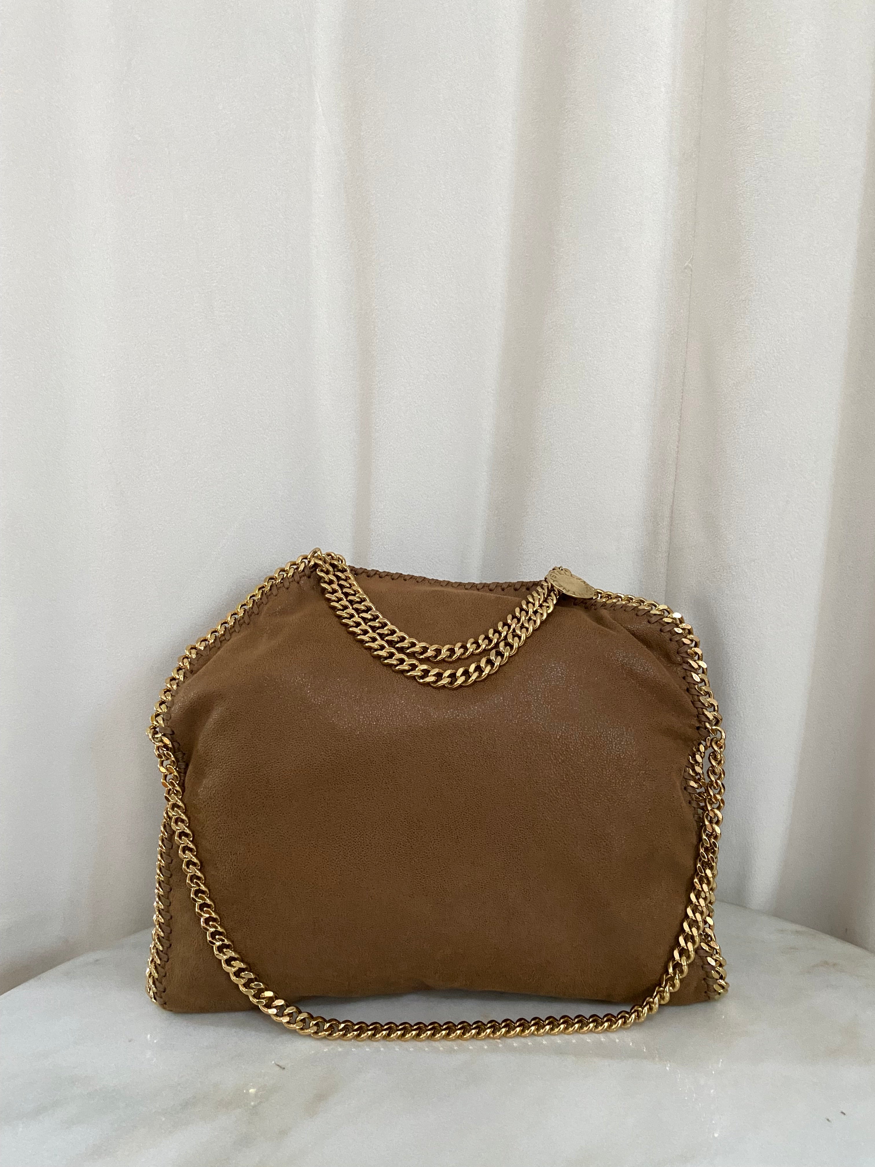 Stella Mccartney Camel Falabella Large Bag