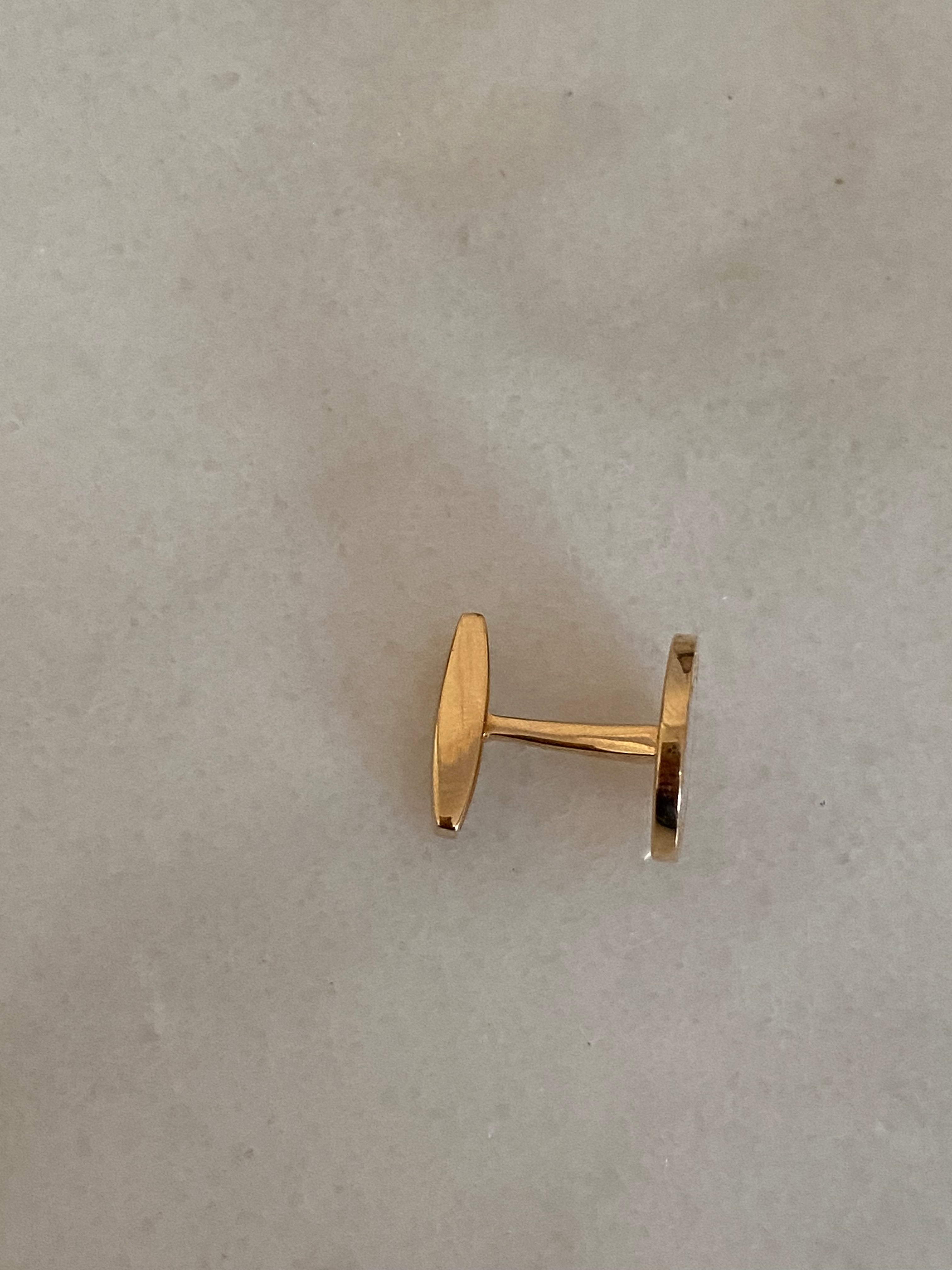 Bvlgari 18K Yellow Gold Cufflinks